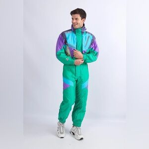 VINTAGE 90'S DESCENTE FULL SKI SUIT US XL MAN
